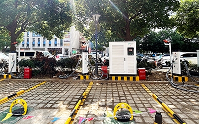 新站来啦，美乐城商业街充电站